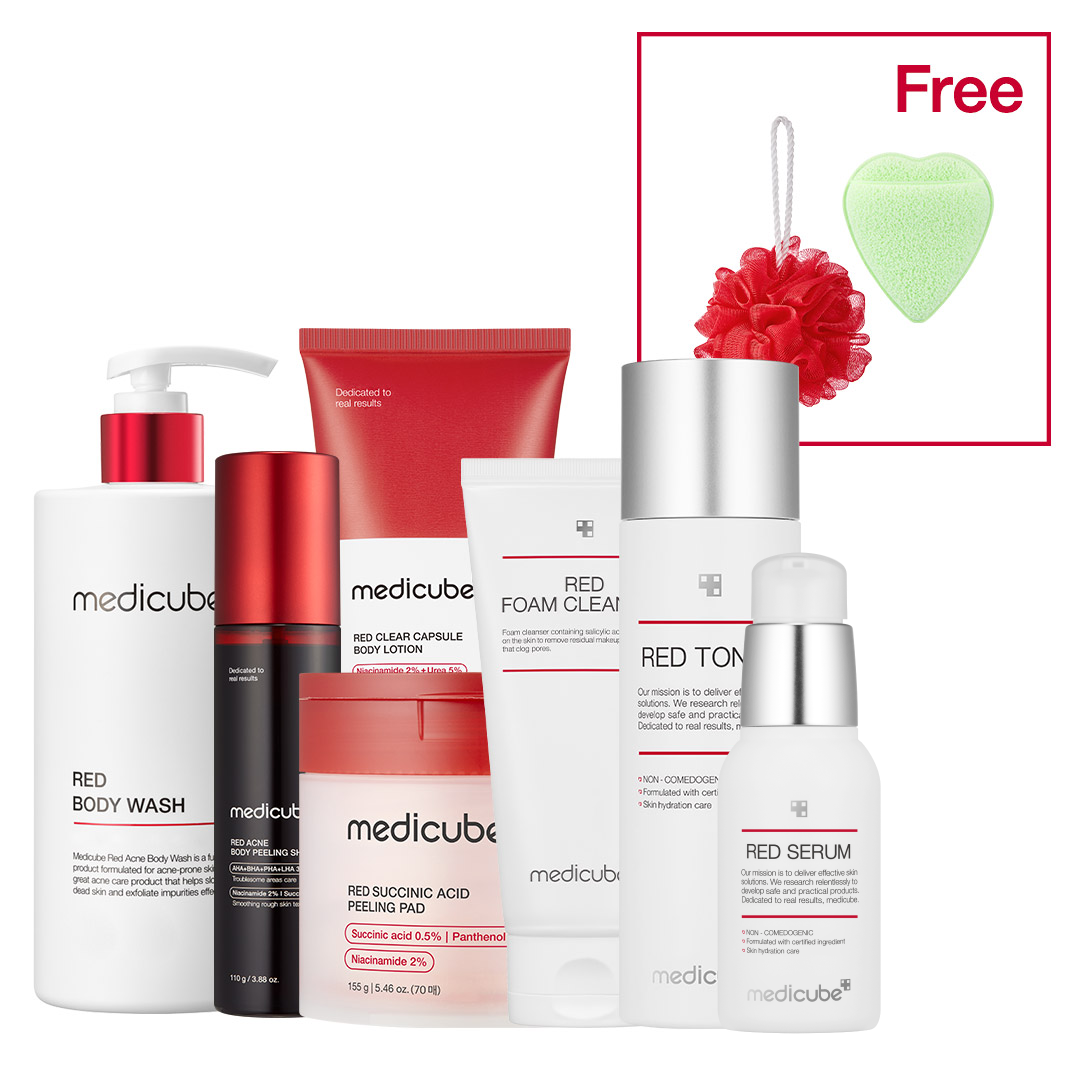 Set Definitivo de Cuidado Facial y Corporal Red Line