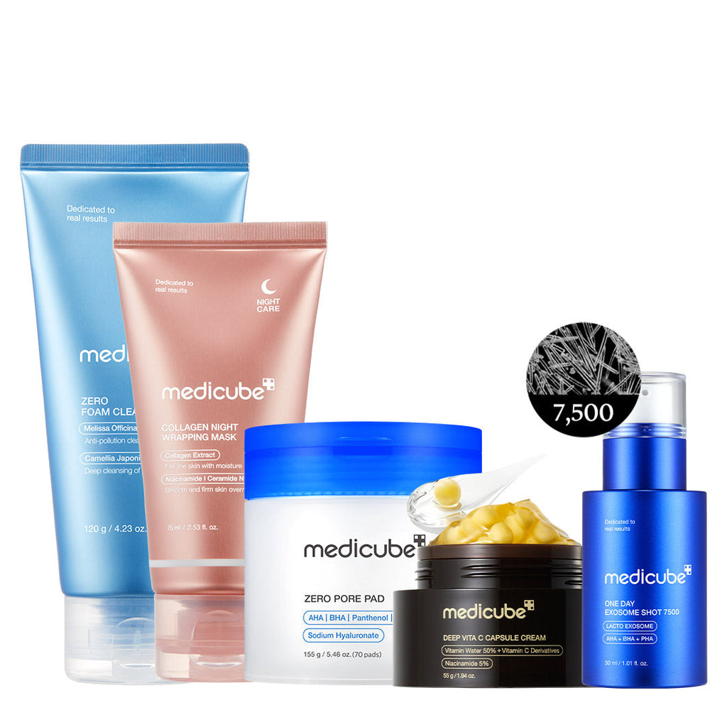 Set de Cuidado Facial Glass Glow de 7 Días a Precio Accesible