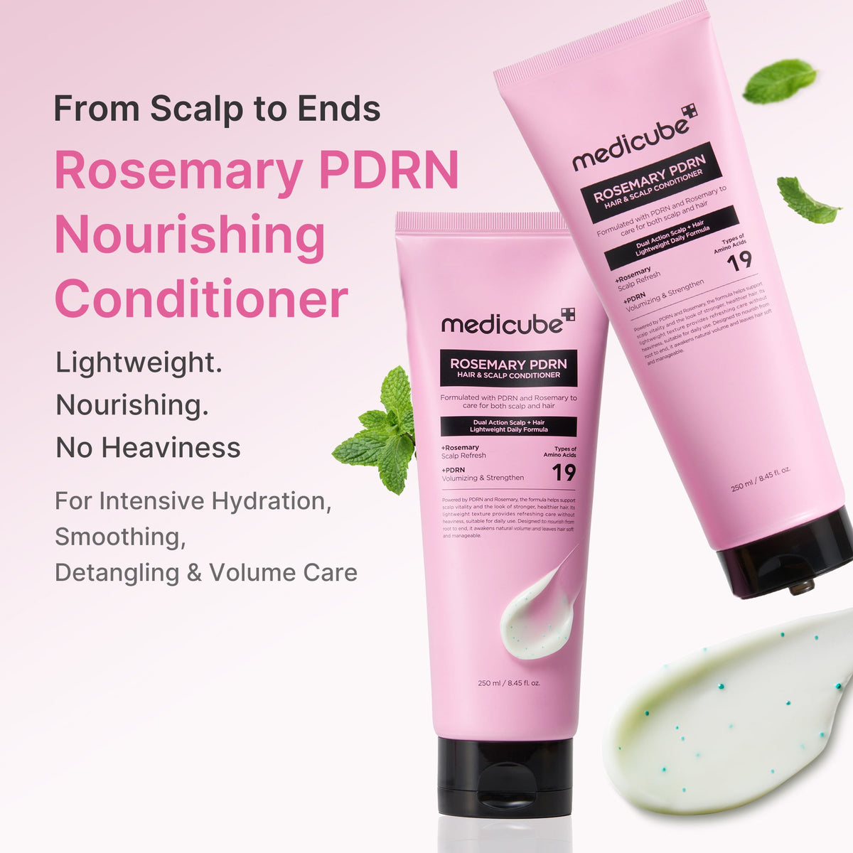 Acondicionador Rosemary PDRN para Cabello y Cuero Cabelludo